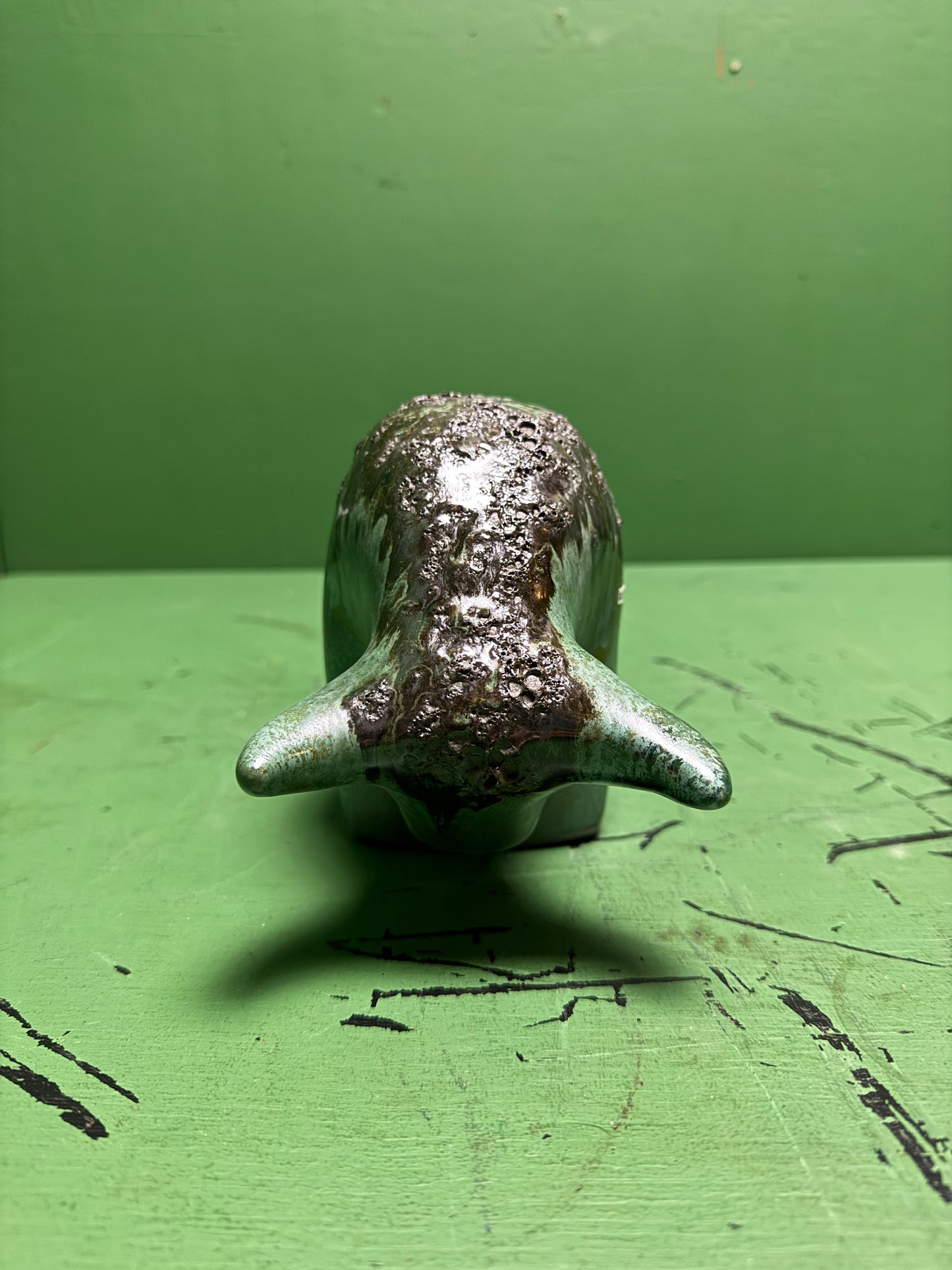 Otto Keramik Classic Ceramic Bull West German Pottery Fat Lava