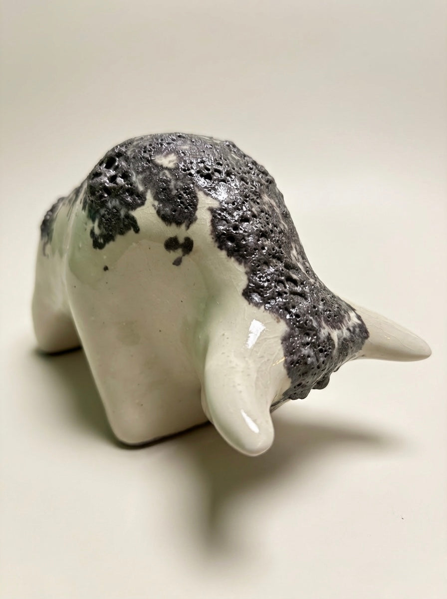Otto Keramik Classic Ceramic Bull West German Pottery Fat Lava