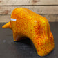 Otto Keramik Medium Ceramic Bull West German Pottery Fat Lava