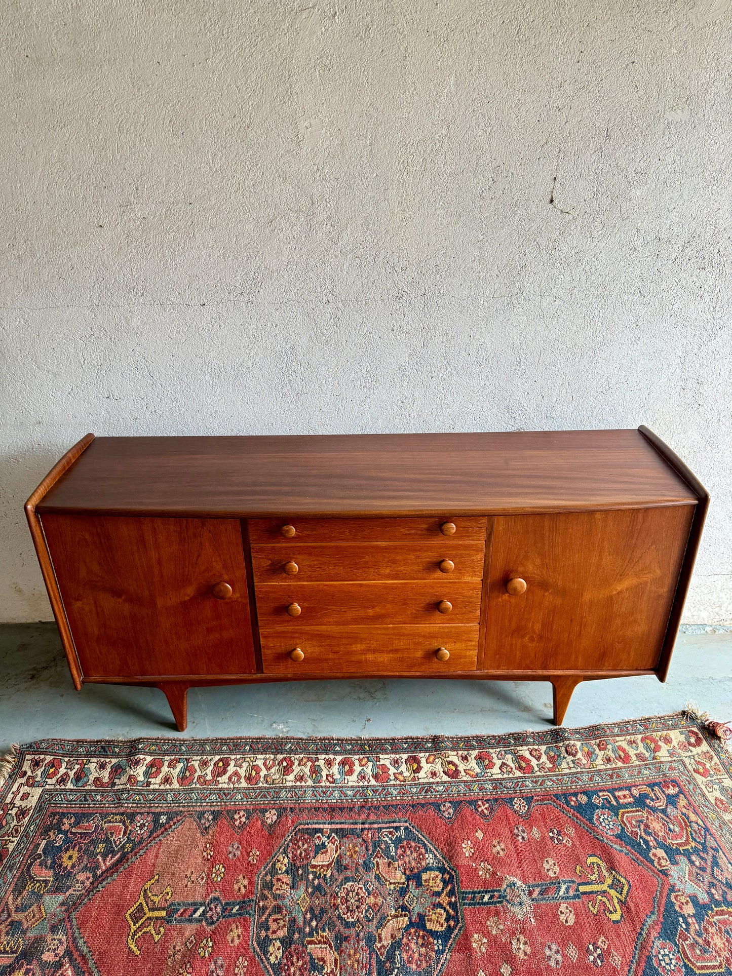 1950s Solid Afromosia & Teak Sideboard By John Herbert For A Younger Ltd