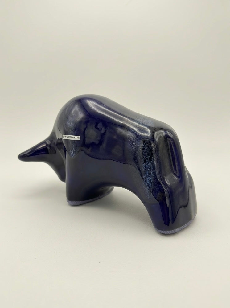 Otto Keramik Classic Ceramic Bull West German Pottery Fat Lava