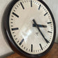 Large Czech 1950s Bakelite Office / Factory Clocks By Pragotron