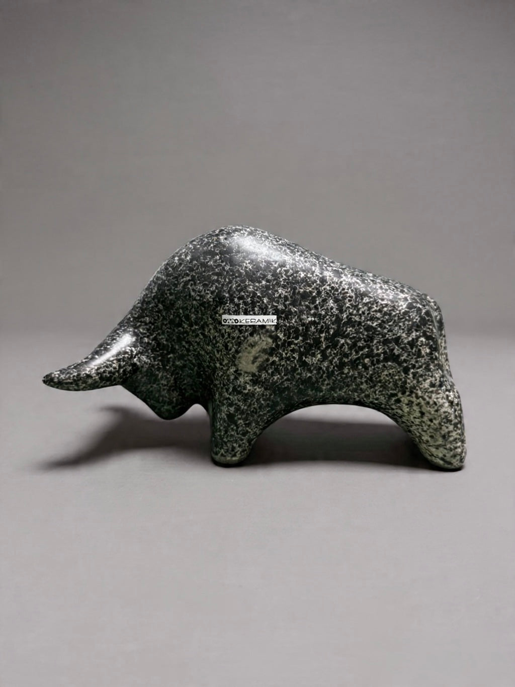 Otto Keramik Classic Ceramic Bull West German Pottery Fat Lava