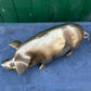 Large Hand Made Brass Piggy Bank English 1920s