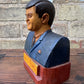 1960s Hand Carved President Kennedy Bust