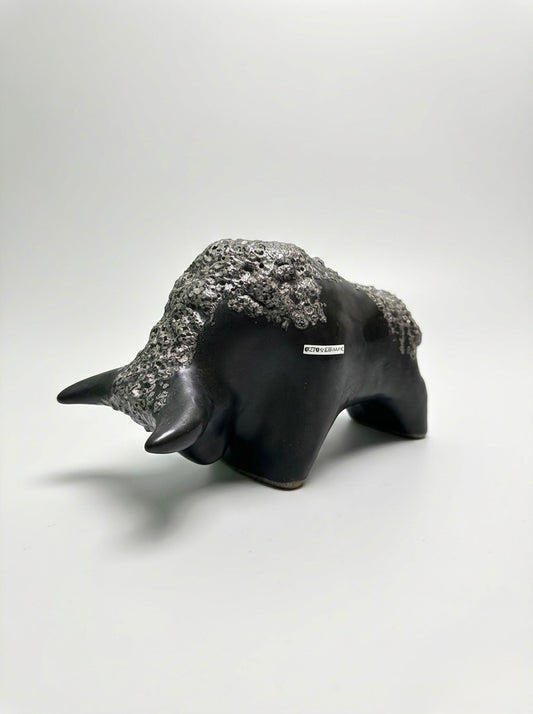 Otto Keramik Classic Ceramic Bull West German Pottery Fat Lava