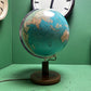 Vintage 1980s German Welt Im Raum Duo Glass Globe Lamp