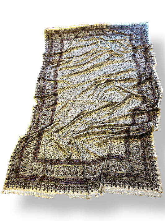 Large Ghalamkari Hand Block Prints Made In Iran