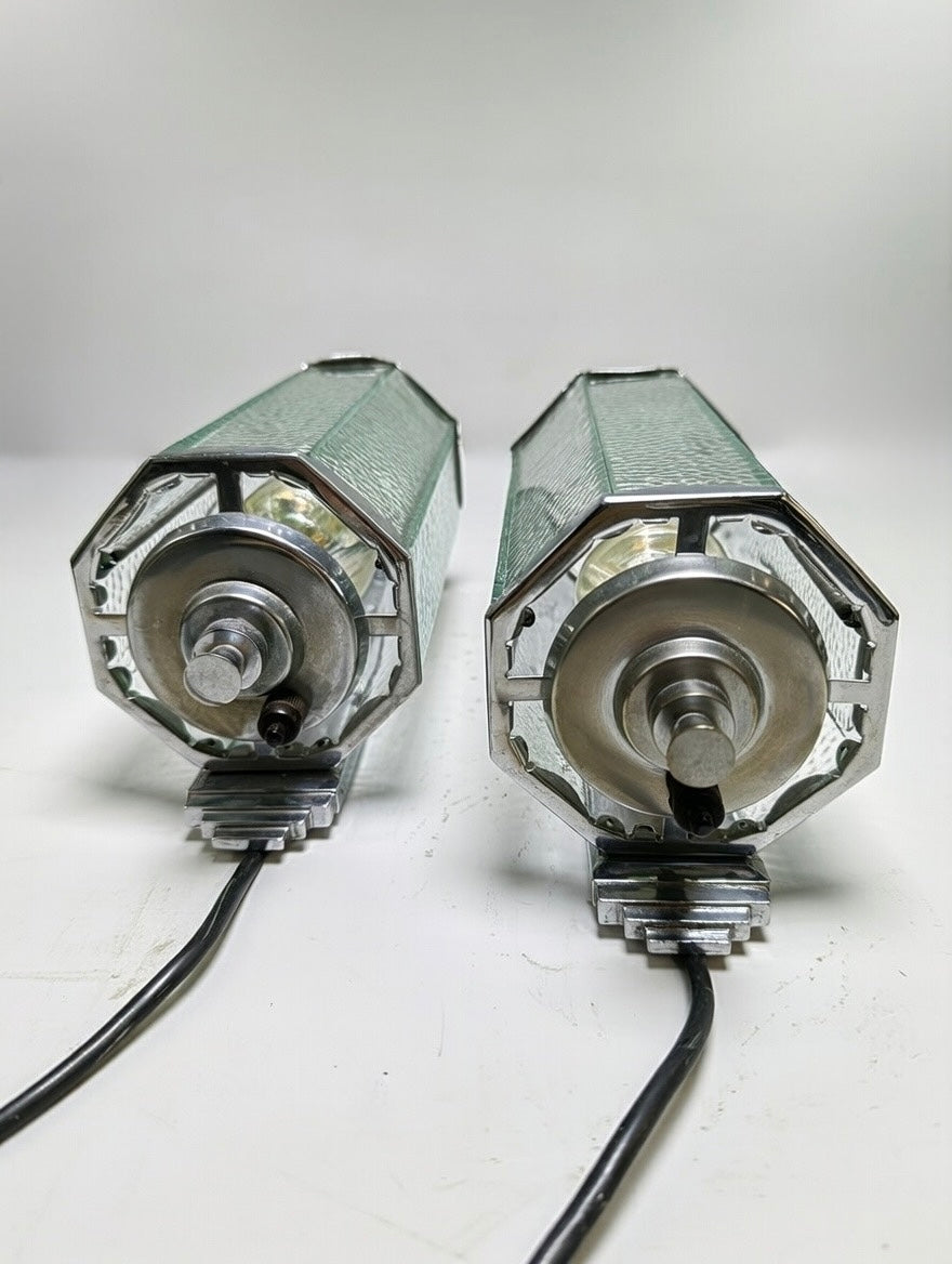 1930s Pair Of Art Deco Wall Lights
