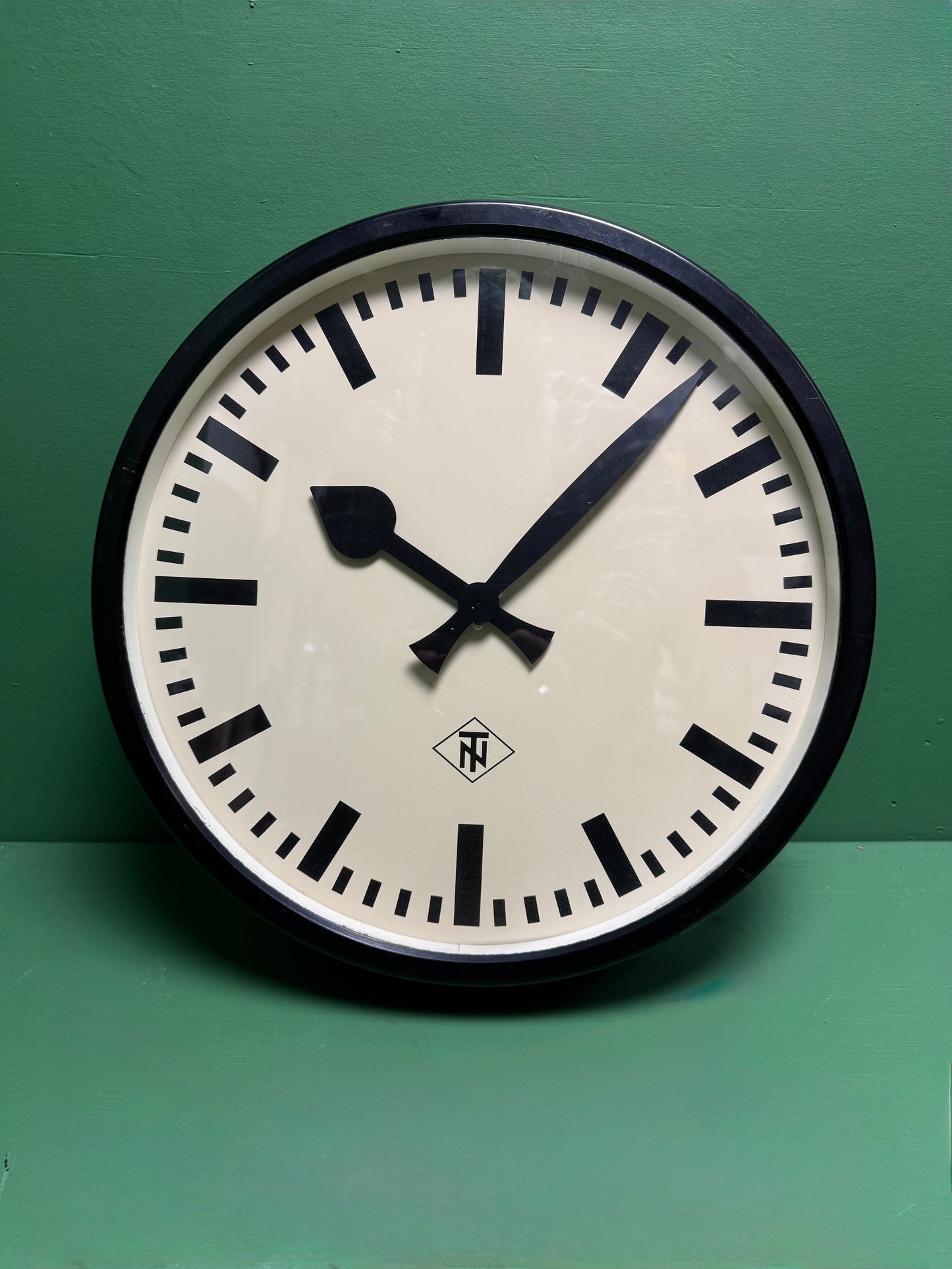 1940s Large TN Tele Norma West German Bakelite Factory / Office Clock