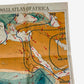 Philips Comparative Wall Atlas Of Africa Circa 1950s