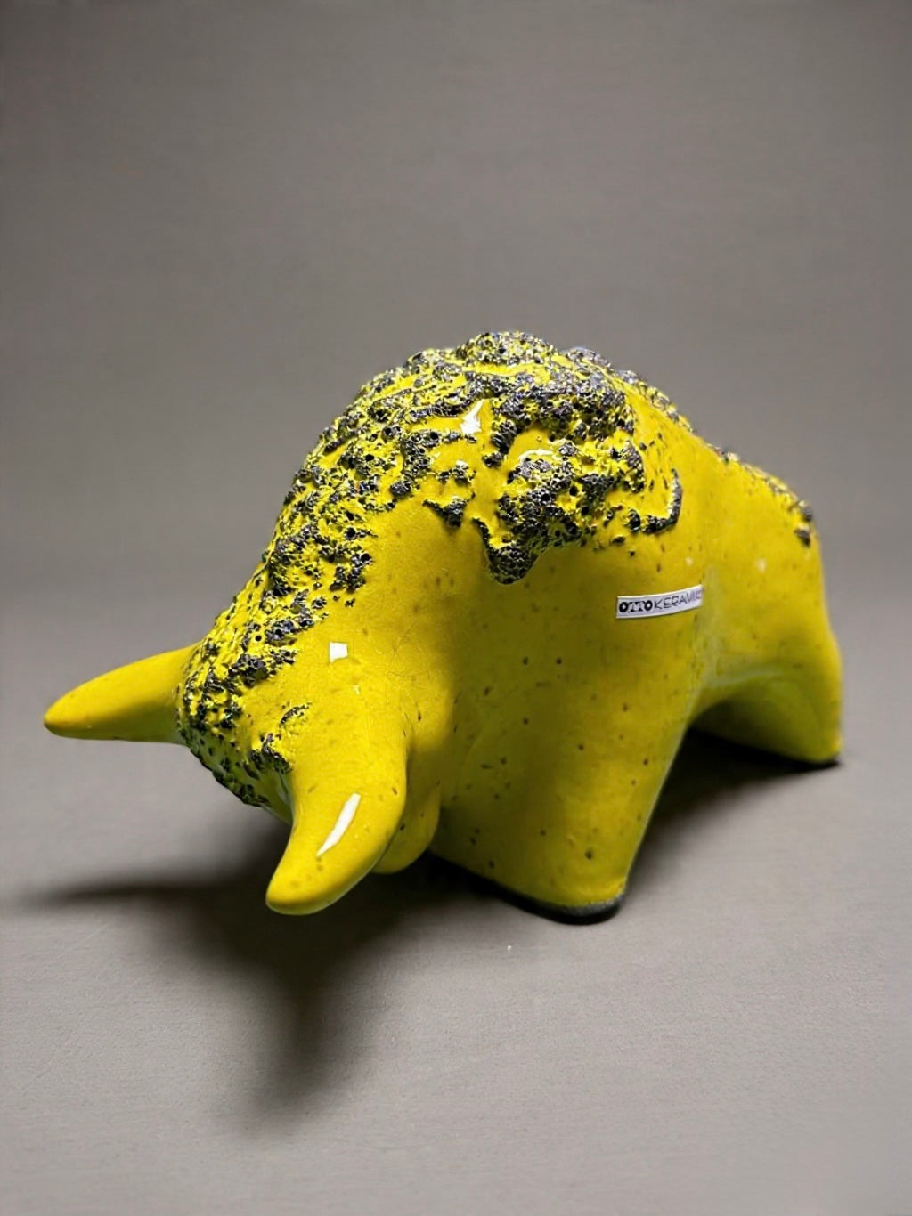 Otto Keramik Classic Ceramic Bull West German Pottery Fat Lava