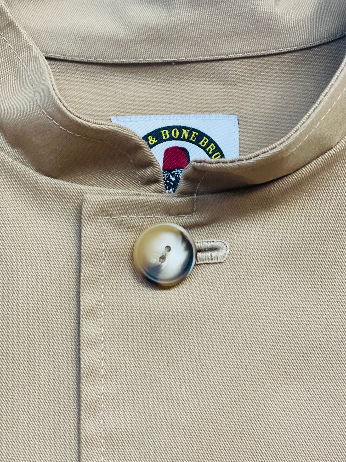 The 'Mintan' Made In London Classic Work Wear Drill Cotton Over Shirt