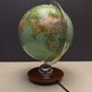 Vintage 1960s German Glass Globe Lamp By JRO Globus Munchen