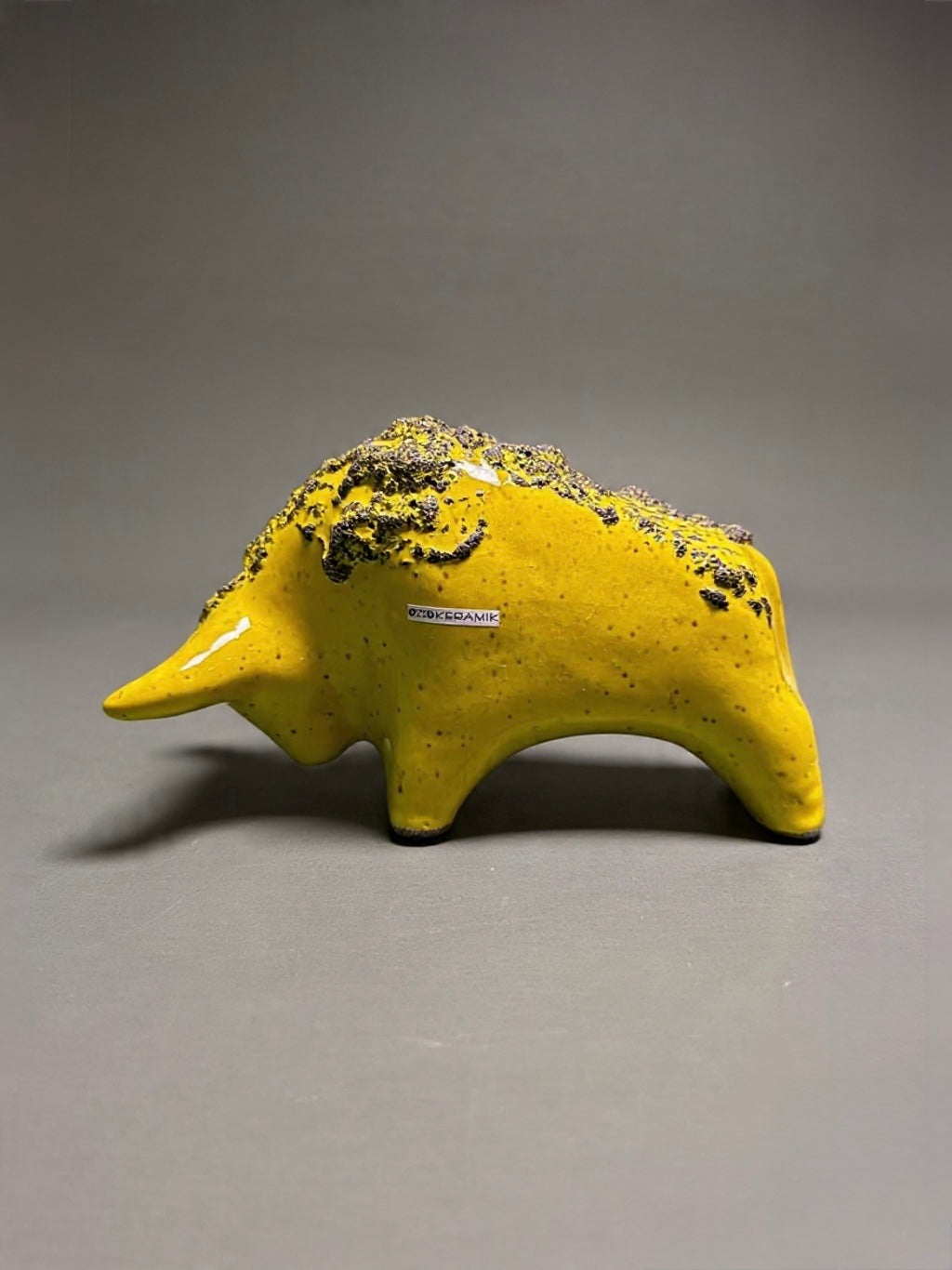 Otto Keramik Classic Ceramic Bull West German Pottery Fat Lava