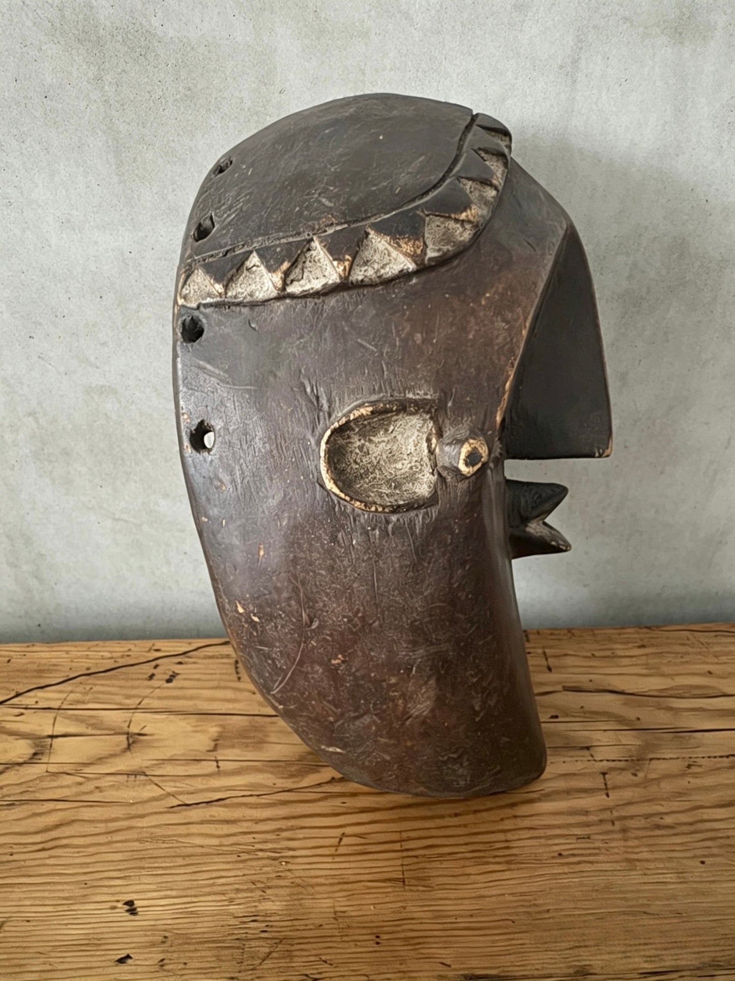 Lwalwa Initiation Mask From The D.R. Congo
