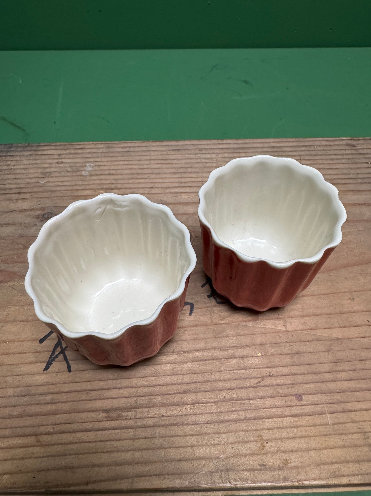 Hand Made Turkish Coffee / Espresso Cups By Renowned Design Ceramicist Saliha Kartal