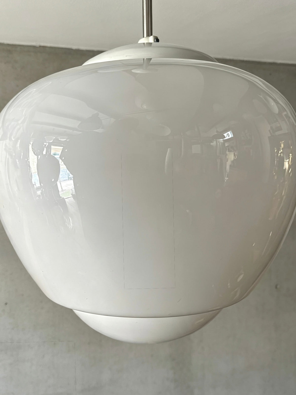 1960s Large Czech Opaline Pendant Light By Napako