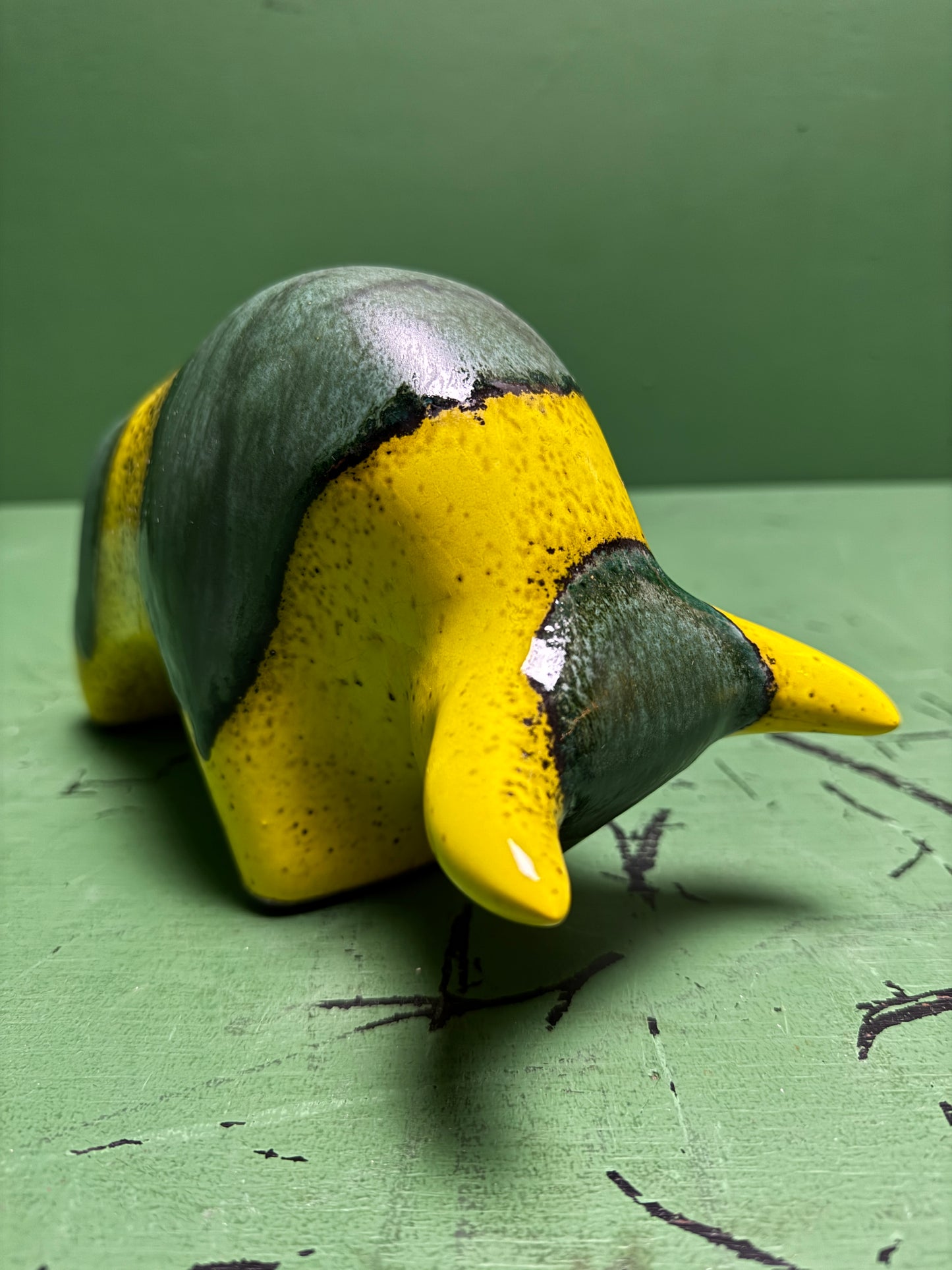 Otto Keramik Classic Ceramic Bull West German Pottery Fat Lava