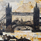 1967 Signed Oil On Canvas View Of London
