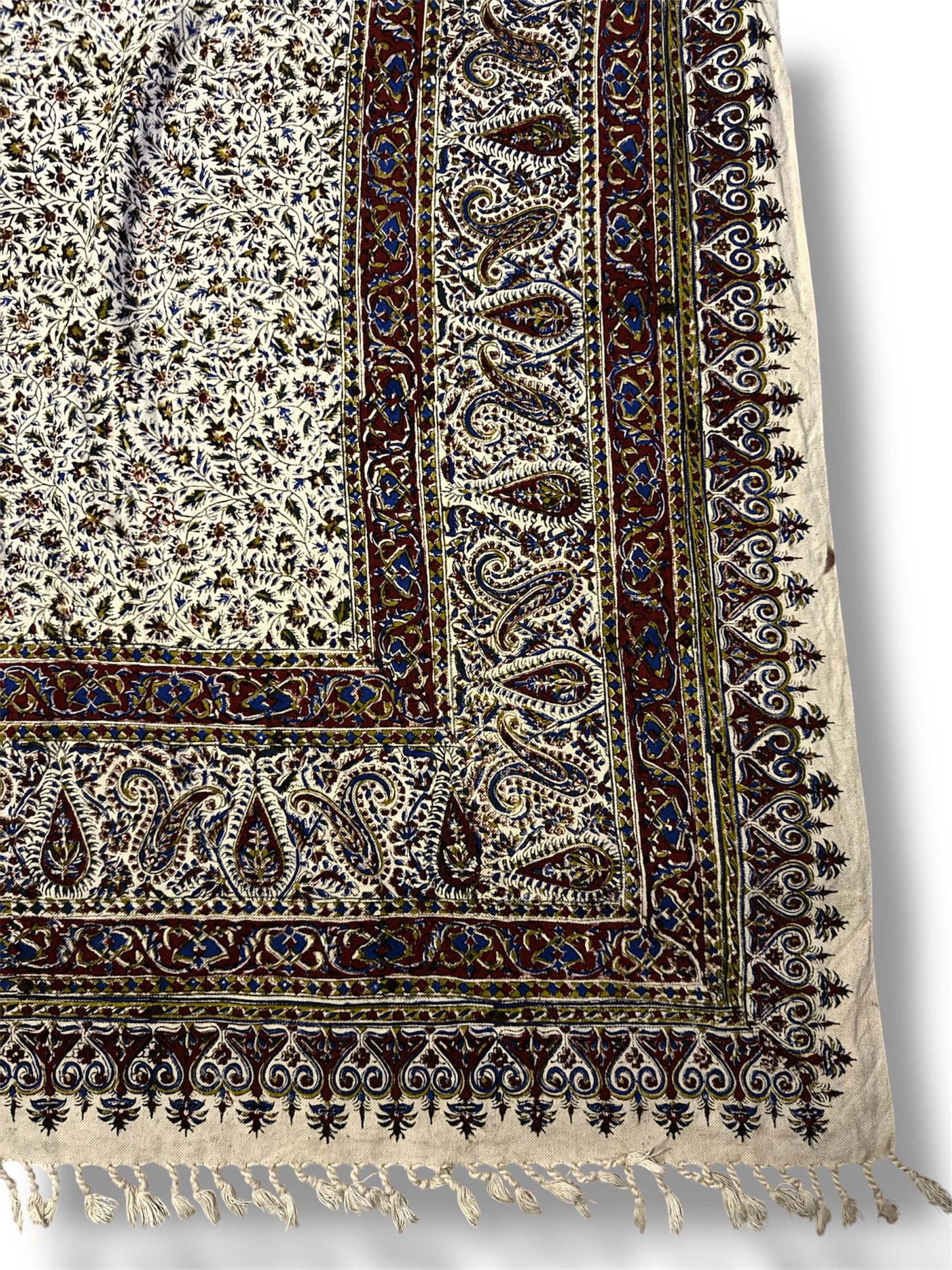 Large Ghalamkari Hand Block Prints Made In Iran