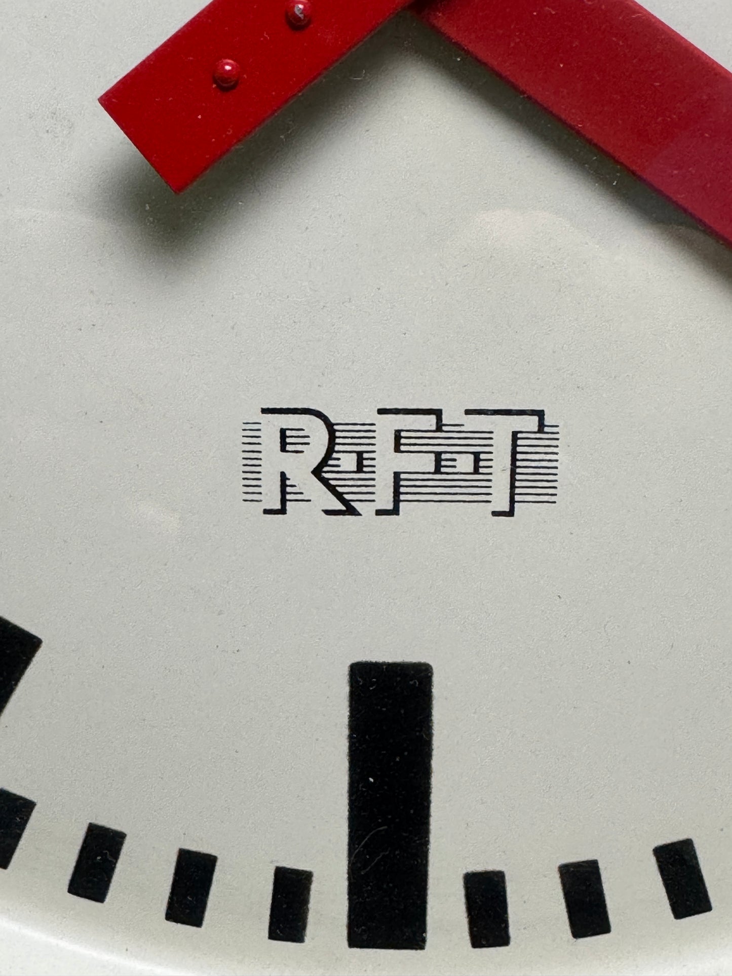 1960s East German Industrial Factory Clock By RFT