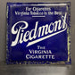 Early 1900s Double Sided Enamel Piedmont Cigarette Advertising
