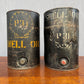 1930s Shell Oil Cans.