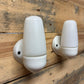 1950s Porcelain & Opaline Glass Bathroom Lights By Sigvard Bernadotte For IFO