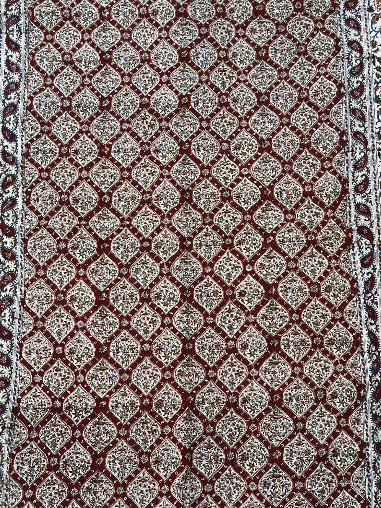 Ghalamkari Hand Block Prints Made In Iran