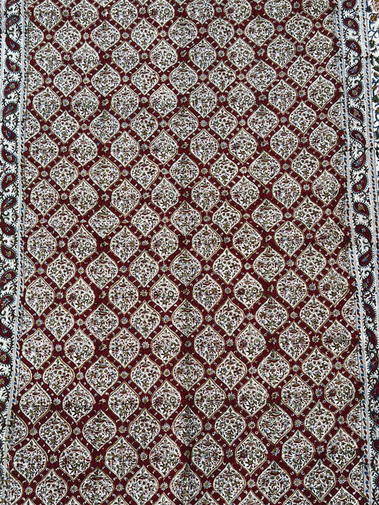 Ghalamkari Hand Block Prints Made In Iran