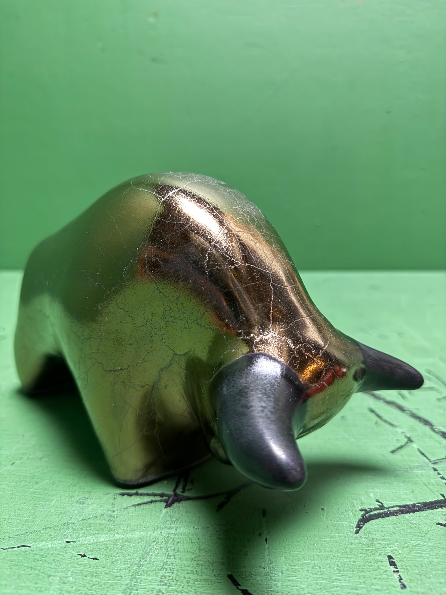 Otto Keramik Classic Ceramic Bull West German Pottery Fat Lava