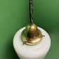 1930s Opaline Pendant Lights With Original Diffusers
