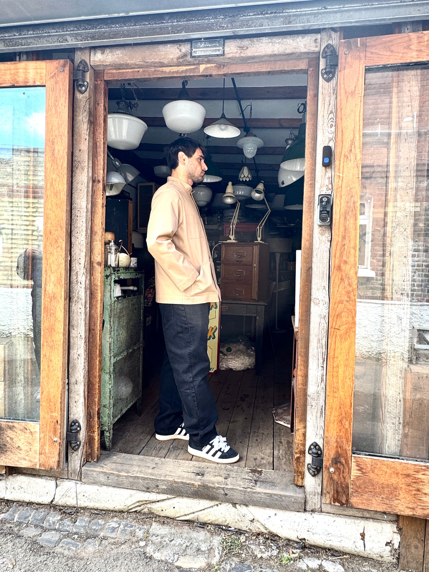 The 'Mintan' Made In London Classic Work Wear Drill Cotton Over Shirt