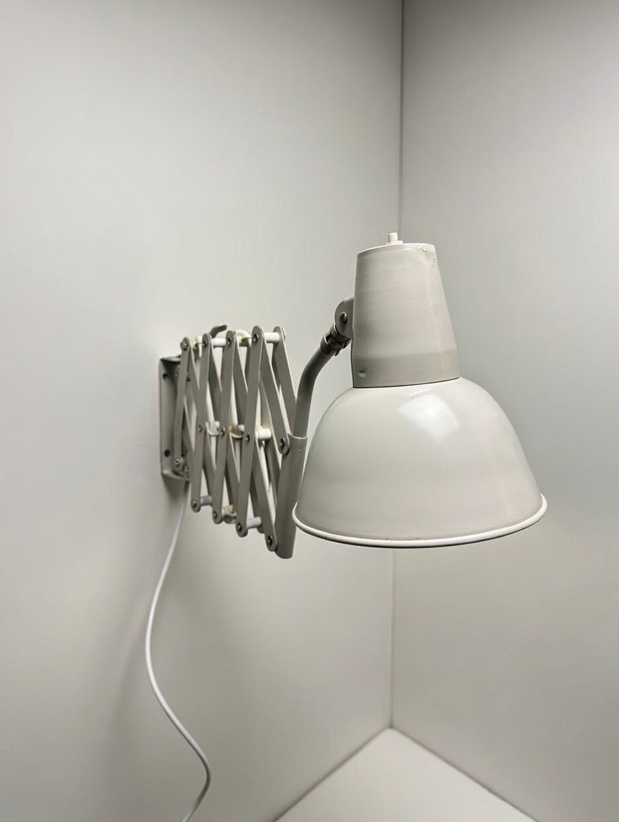 1970s Industrial Scissor Lamp By SIS Germany.