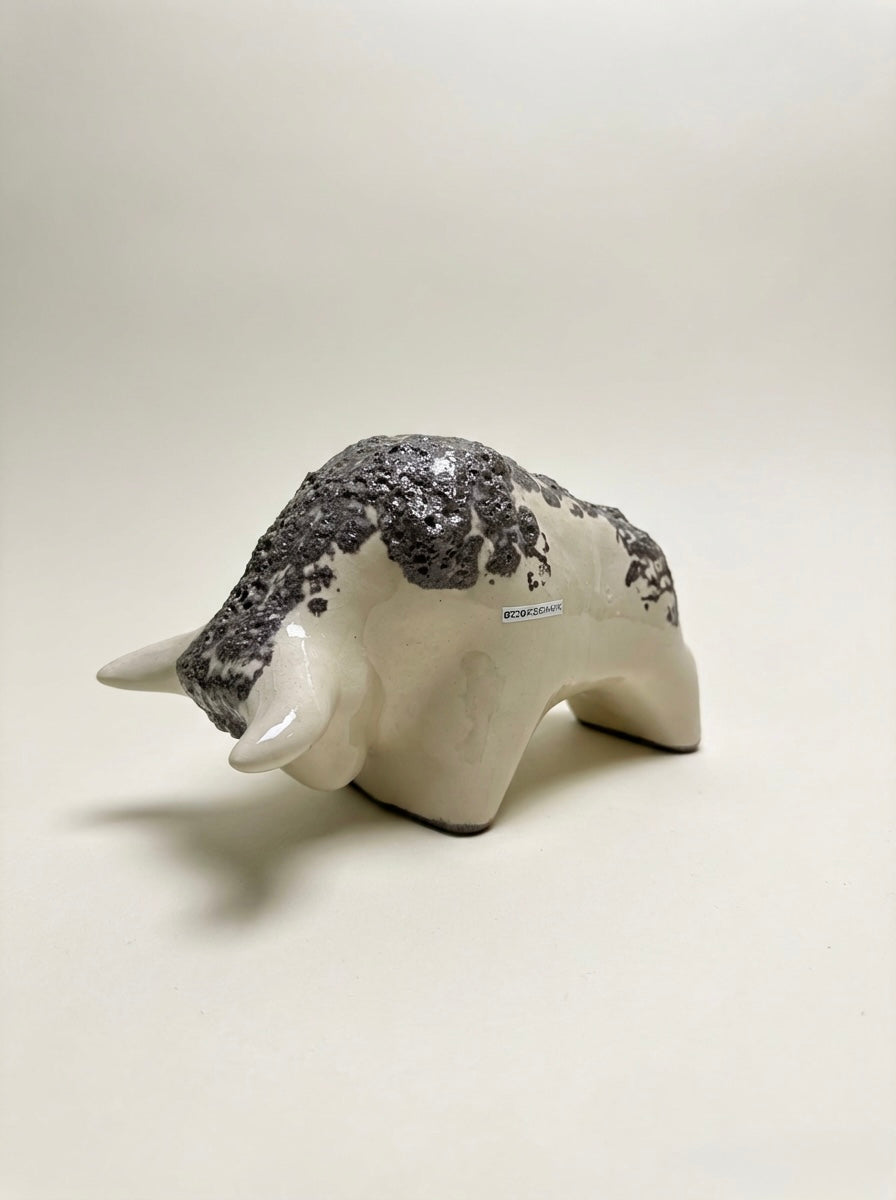Otto Keramik Classic Ceramic Bull West German Pottery Fat Lava
