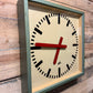 Large 1950's East German Industrial Factory Clocks By Elfema