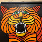 Vintage Polish Circus Poster Of A Tiger On A Wheel By Hilscher Hubert