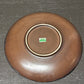 Large 1960s West German Pottery Fat Lava Ceramic Plate By Ruscha Art