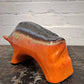 Otto Keramik Ceramic Bull West German Pottery Fat Lava