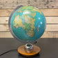 Vintage 1970s German Glass Globe Lamp By JRO Globus Munchen