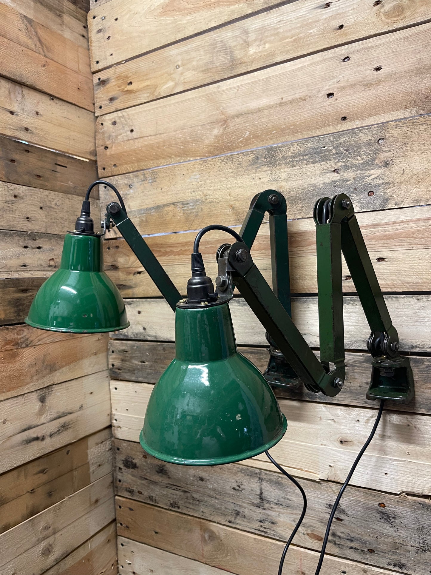 1930s Industrial Wall Lamp By EDL