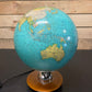 Vintage 1970s German Glass Globe Lamp By JRO Globus Munchen