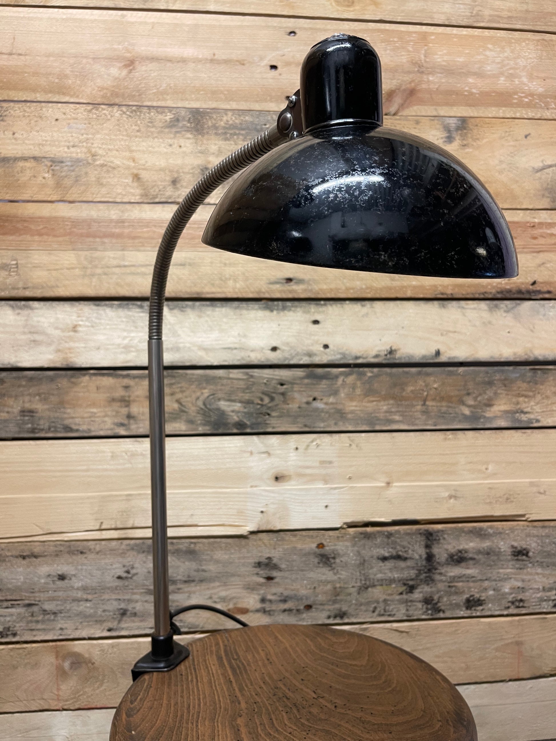 1940s Kaiser Idell Model 6740 Clamp On Table Lamp