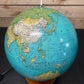Vintage 1970s German Glass Globe Lamp By JRO Globus Munchen