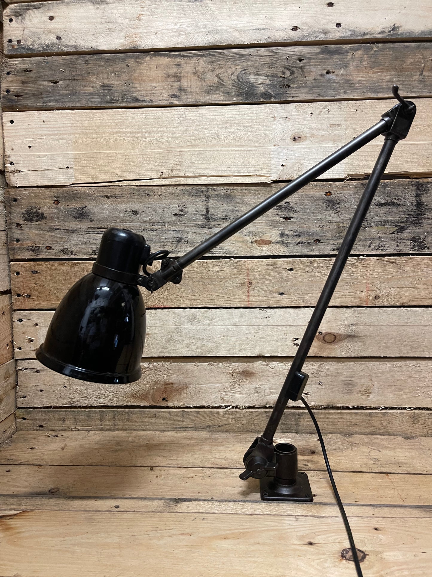1930s German Made FABRILUX Work Top / Wall Mountable Task Lamp