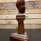 WW2 Hand Carved Trench Art Bust Of Man With Turban