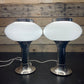 1970s East German Opaline Table Lamps By VEB Narva