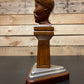 WW2 Hand Carved Trench Art Bust Of Man With Turban