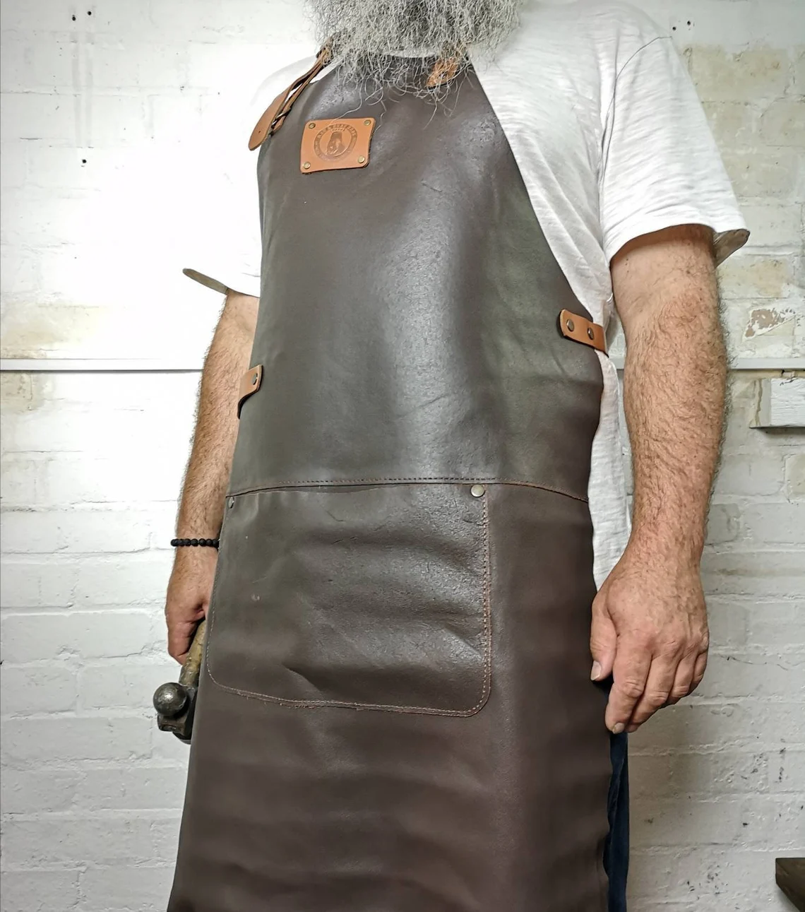 High Grade Leather Craft Work Apron